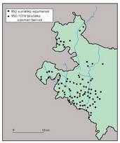Arabako mendebala IX. mendetik XI. mendera. (R. Mart�nez Ochoa, 1982).<br><br>